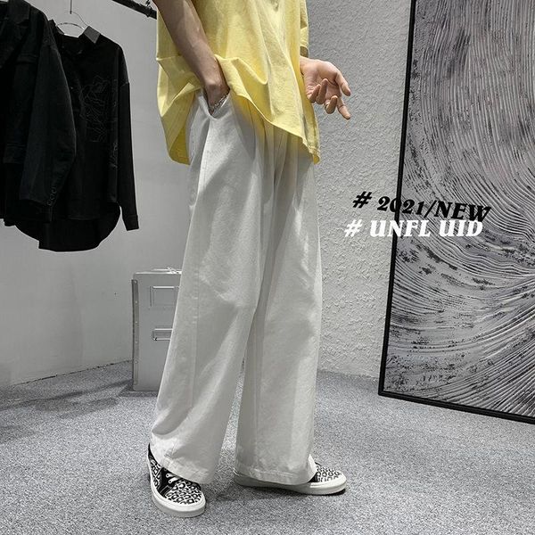 men's pants spring summer wide-leg fashion black white casual men streetwear korean loose straight-leg mens trousers
men's pants spring summer wide-leg fashion black white casual men streetwear korean loose straight-leg mens trousers