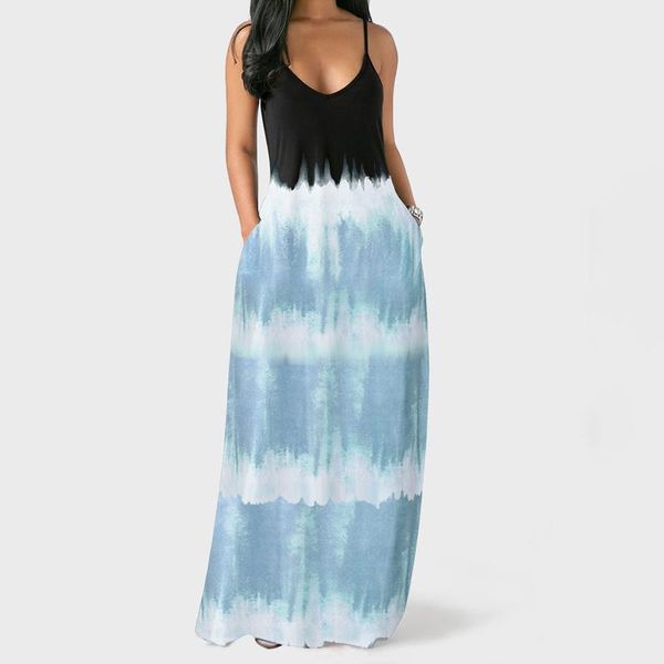 casual dresses 2021 summer women long dress spaghetti straps pockets maxi gradient loose female beach vestidos plus size, Black;gray
casual dresses 2021 summer women long dress spaghetti straps pockets maxi gradient loose female beach vestidos plus size, Black;gray