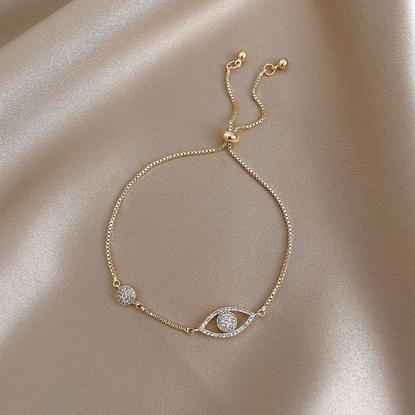 xianlan562 set auger eye adjustable bracelet female ins tide niche design bracelet students temperament web celebrity girlfriends, Silver
xianlan562 set auger eye adjustable bracelet female ins tide niche design bracelet students temperament web celebrity girlfriends, Silver