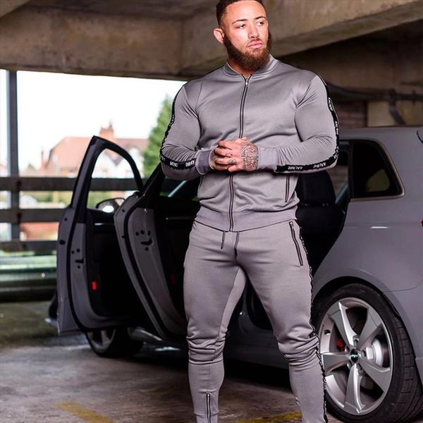 stitching stripe casual zipper men tracksuits set autumn male sweatshirt multi pocket fashion high street jackets sets, Gray
stitching stripe casual zipper men tracksuits set autumn male sweatshirt multi pocket fashion high street jackets sets, Gray