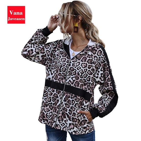 leopard pattern hooded coats women autumn fashion zipper jacket veste femme kurtka damska long sleeve pocket design slim women's jacket, Black;brown
leopard pattern hooded coats women autumn fashion zipper jacket veste femme kurtka damska long sleeve pocket design slim women's jacket, Black;brown