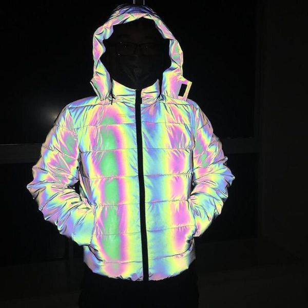 mens parka reflective winter thick cotton coat men reflective colorful light waterproof windproof thicken keep warm overcoat hooded jackets, Black
mens parka reflective winter thick cotton coat men reflective colorful light waterproof windproof thicken keep warm overcoat hooded jackets, Black