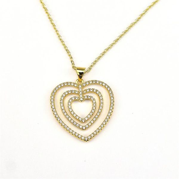 pendant necklaces 2021 electroplating color micro-inlaid gold chain love necklace exquisite jewelry for men and women joker jewelry., Silver
pendant necklaces 2021 electroplating color micro-inlaid gold chain love necklace exquisite jewelry for men and women joker jewelry., Silver