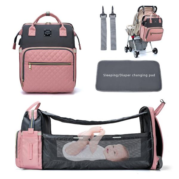 backpack lequeen diaper bags mummy 3 in 1 usb stroller bag baby care crib foldable sleeping bed with hook maternity
backpack lequeen diaper bags mummy 3 in 1 usb stroller bag baby care crib foldable sleeping bed with hook maternity
