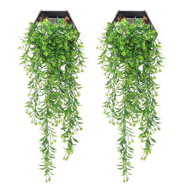 decorative flowers & wreaths 2 pcs hanging garland vine flower artificial ivy plants fake wisteria office party wedding home stage wall deco
decorative flowers & wreaths 2 pcs hanging garland vine flower artificial ivy plants fake wisteria office party wedding home stage wall deco