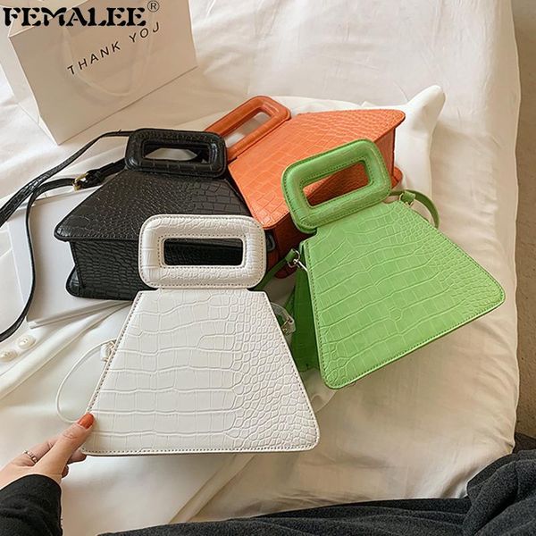 ins 2021 retro alligator pattern shoulder bag trendy designer solid color lady crossbody purses fashion mujer tote handbags bags
ins 2021 retro alligator pattern shoulder bag trendy designer solid color lady crossbody purses fashion mujer tote handbags bags