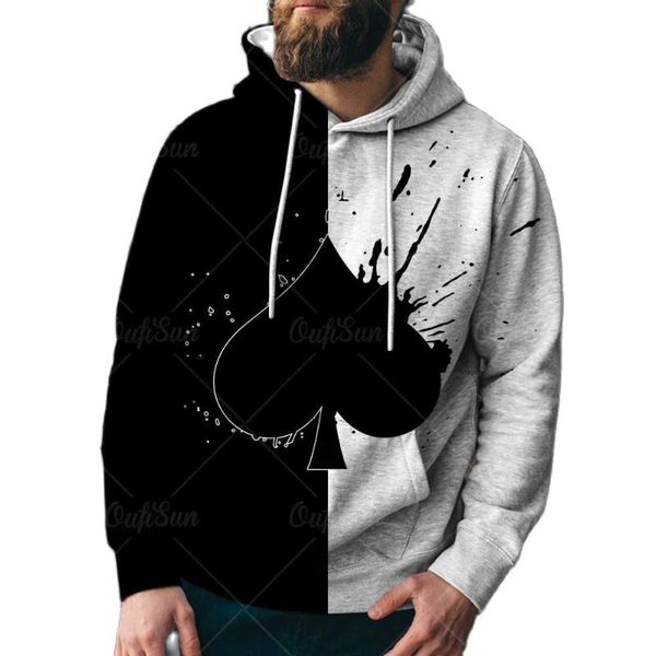 men's hoodies & sweatshirts fashion poker ace 3d all print plus hoodie men women harajuku outwear pullover sweatshirt casual jacket c, Black
men's hoodies & sweatshirts fashion poker ace 3d all print plus hoodie men women harajuku outwear pullover sweatshirt casual jacket c, Black
