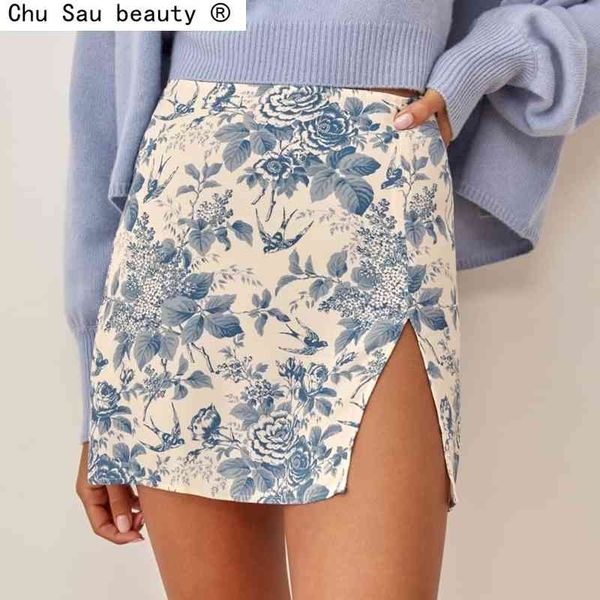 chu sau beauty summer vintage flower print high waist short dress female fashion split skirt 210508, Black
chu sau beauty summer vintage flower print high waist short dress female fashion split skirt 210508, Black
