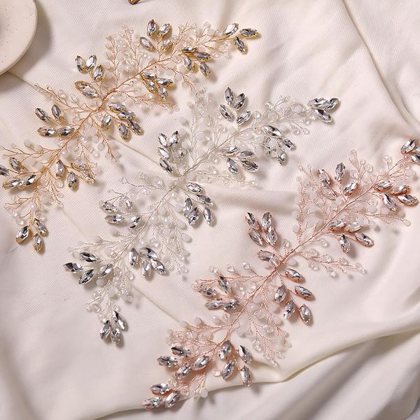 hair clips & barrettes silver color handmade bridal wedding headband headdress rose gold headwear rinestone hairband accessories for women, Golden;silver
hair clips & barrettes silver color handmade bridal wedding headband headdress rose gold headwear rinestone hairband accessories for women, Golden;silver