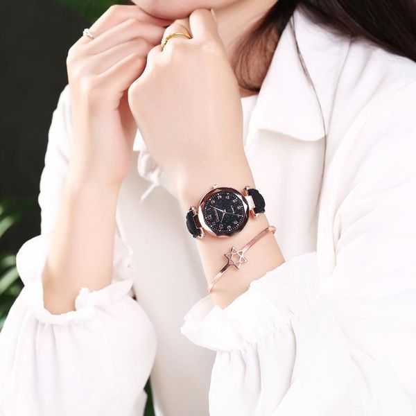 wristwatches luxury starry sky watch for women fashion ladies quartz wristwatch red leather waterproof clock relogio feminino zegarek damski, Slivery;brown
wristwatches luxury starry sky watch for women fashion ladies quartz wristwatch red leather waterproof clock relogio feminino zegarek damski, Slivery;brown