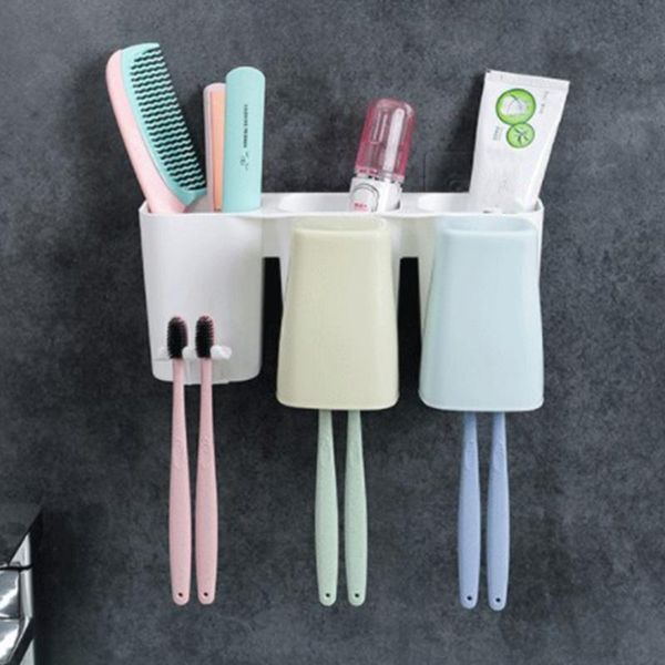toothbrush holders large capacity holder wall mounted space-saving easy installation no punching toothpaste cosmetic organizer
toothbrush holders large capacity holder wall mounted space-saving easy installation no punching toothpaste cosmetic organizer