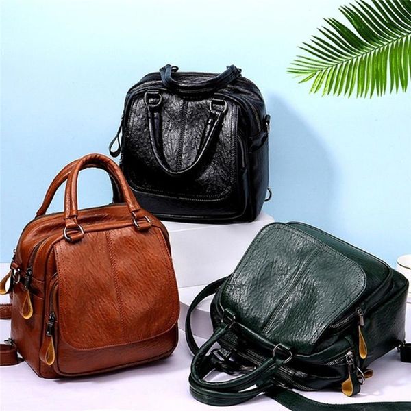school bags multifunctional women backpack female leather small mochila feminina backpacks for teenage girls bag sac a dos
school bags multifunctional women backpack female leather small mochila feminina backpacks for teenage girls bag sac a dos