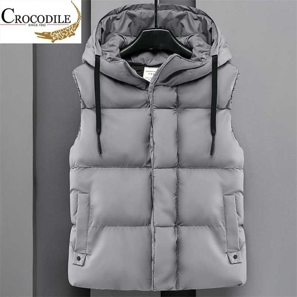 brand men's vest men autumn warm hooded down cotton waistcoat male casual sleeveless jackets slim coat man 211111, Black;white
brand men's vest men autumn warm hooded down cotton waistcoat male casual sleeveless jackets slim coat man 211111, Black;white
