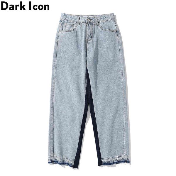 letters embroidery loose jeans men street fashion unlock hemline vintage blue denim pants 210603
letters embroidery loose jeans men street fashion unlock hemline vintage blue denim pants 210603