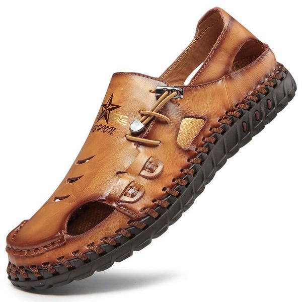 sandals large size mens casual summer outdoor beach platform cow leather sandalias hombre chaussure homme sandales mans, Black
sandals large size mens casual summer outdoor beach platform cow leather sandalias hombre chaussure homme sandales mans, Black