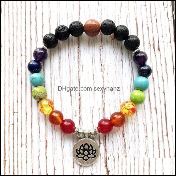 jewelry chakra natural lava stone bracelet fashion lotus om buddha mala beads bracelets yoga gift for friend beaded, strands drop delivery 2, Black
jewelry chakra natural lava stone bracelet fashion lotus om buddha mala beads bracelets yoga gift for friend beaded, strands drop delivery 2, Black