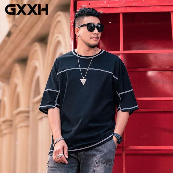 men's t-shirts gxxh large size plus fat increase pure cotton t-shirt short-sleeved tide brand man personality hit color line, White;black
men's t-shirts gxxh large size plus fat increase pure cotton t-shirt short-sleeved tide brand man personality hit color line, White;black
