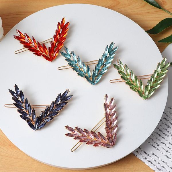 hair clips & barrettes simple v shape rhinestone leaf hairpin side clip jewelry for women, Golden;silver
hair clips & barrettes simple v shape rhinestone leaf hairpin side clip jewelry for women, Golden;silver