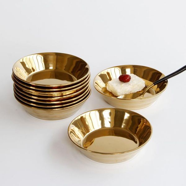 dishes & plates simple ceramic cutlery electroplating gold soup plate fruit western-style restaurant deep
dishes & plates simple ceramic cutlery electroplating gold soup plate fruit western-style restaurant deep