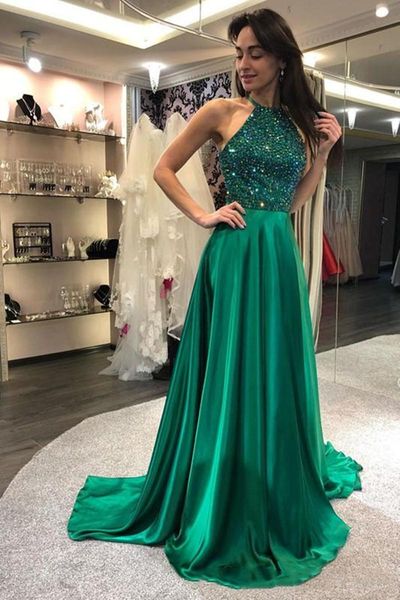 party dresses halter sparkly satin prom with keyhole back long pageant rhinestones custom made formal evening, White;black
party dresses halter sparkly satin prom with keyhole back long pageant rhinestones custom made formal evening, White;black
