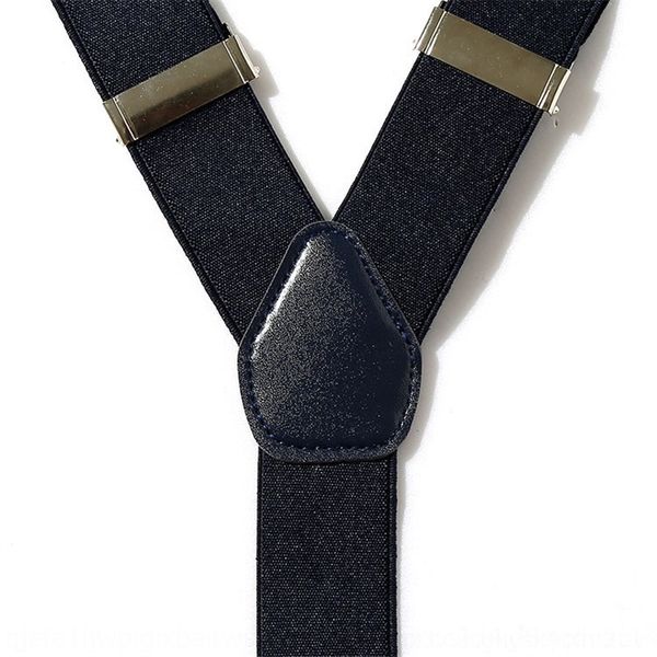 0t5 solid color men's and women's fashion anti slip 3 clip strap strap3.5cm suspenders elastic webbing suspender, Black;white
0t5 solid color men's and women's fashion anti slip 3 clip strap strap3.5cm suspenders elastic webbing suspender, Black;white