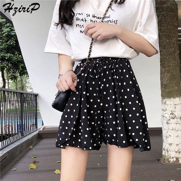 women's shorts hzirip any two pcs korea chic summer female casual women office lady ruffles polka dots high waist fashion, White;black
women's shorts hzirip any two pcs korea chic summer female casual women office lady ruffles polka dots high waist fashion, White;black