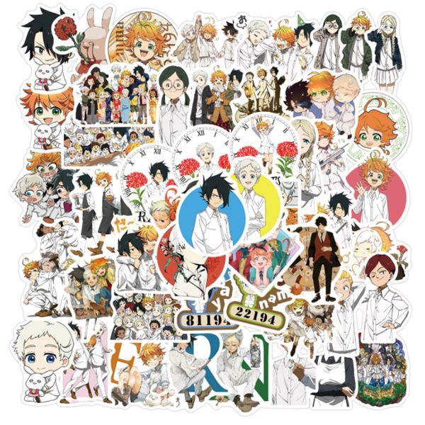 50 pcs the promised neverland graffiti waterproof skateboard travel suitcase phone lapluggage stickers cute kids girl toys
50 pcs the promised neverland graffiti waterproof skateboard travel suitcase phone lapluggage stickers cute kids girl toys