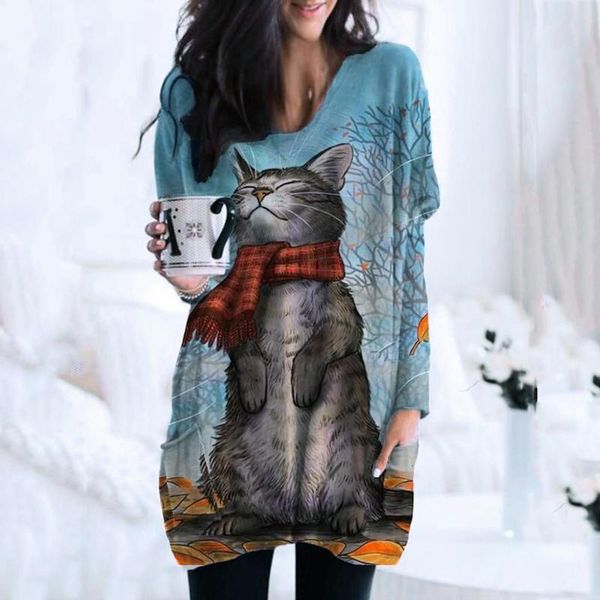 women's hoodies & sweatshirts cute cat cartoons ns print female autumn pocket hoody pattern pullover sweatshirt street loose clothes wo, Black
women's hoodies & sweatshirts cute cat cartoons ns print female autumn pocket hoody pattern pullover sweatshirt street loose clothes wo, Black