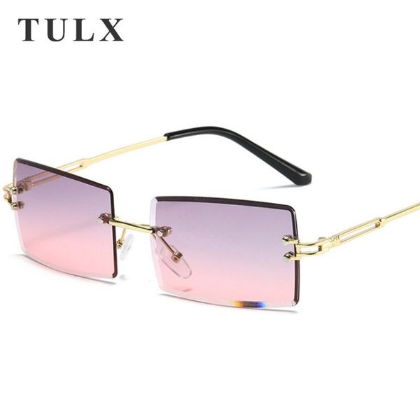 sunglasses rimless alloy small square for women vintage ins gradient clear sun glasses female uv400 shades hip hop eyewear, White;black
sunglasses rimless alloy small square for women vintage ins gradient clear sun glasses female uv400 shades hip hop eyewear, White;black
