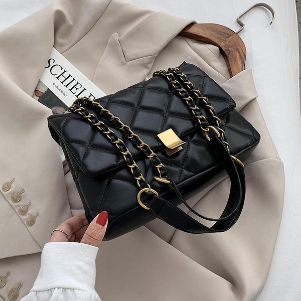 evening bags retro lingge small leather chain flap shoulder bag designer trend feminine crossbody simple soild color purses
evening bags retro lingge small leather chain flap shoulder bag designer trend feminine crossbody simple soild color purses