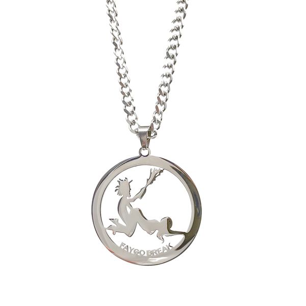 polished big 45mm faygo break charm silver stainless steel icp pendant mens necklace curb chain 5mm 24''
polished big 45mm faygo break charm silver stainless steel icp pendant mens necklace curb chain 5mm 24''
