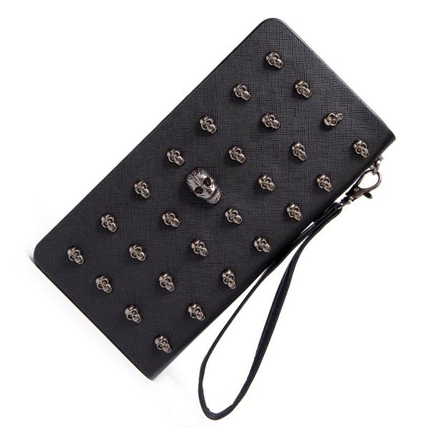 wallets black punk style wallet coin purse card holder bag id money skull decoration, Red;black
wallets black punk style wallet coin purse card holder bag id money skull decoration, Red;black