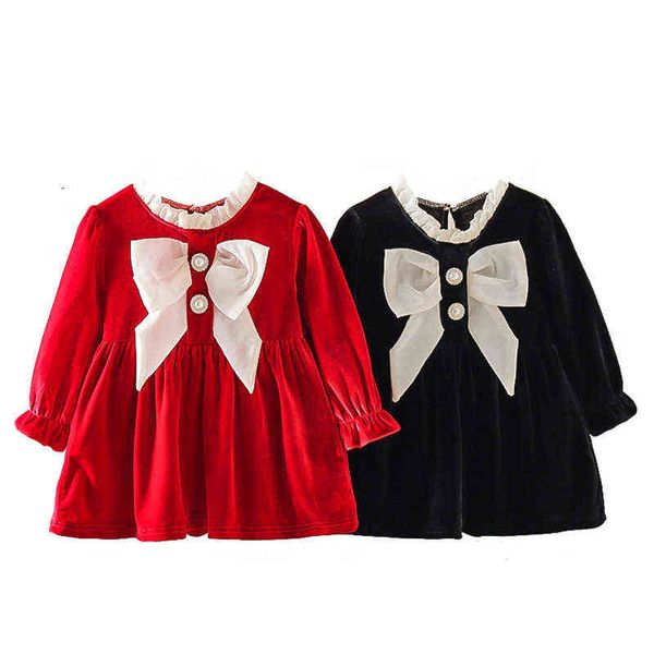 2022 new spring girls clothes dresses long sleeve cotton clothes kids priness bow dress for party outdoor korean baby clothes g1218, Red;yellow
2022 new spring girls clothes dresses long sleeve cotton clothes kids priness bow dress for party outdoor korean baby clothes g1218, Red;yellow
