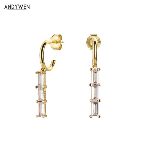 andywen 925 sterling silver 7.5mm line drop earring long chain women circle hoop piercing ohrringe zircon cz fashion jewelry 210608
andywen 925 sterling silver 7.5mm line drop earring long chain women circle hoop piercing ohrringe zircon cz fashion jewelry 210608