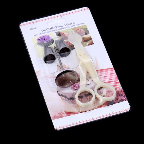 cake tools 4pcs/set icing piping nozzle scissors cupcake flower stand nail decor tool
cake tools 4pcs/set icing piping nozzle scissors cupcake flower stand nail decor tool