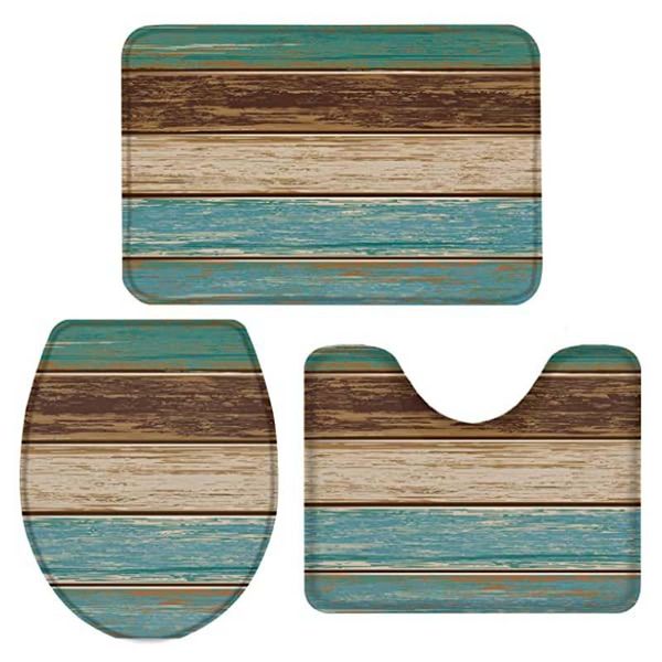 carpets 3-piece bath rug and mat sets, retro wood grain non-slip bathroom doormat , toilet seat cover, u-shaped floor
carpets 3-piece bath rug and mat sets, retro wood grain non-slip bathroom doormat , toilet seat cover, u-shaped floor