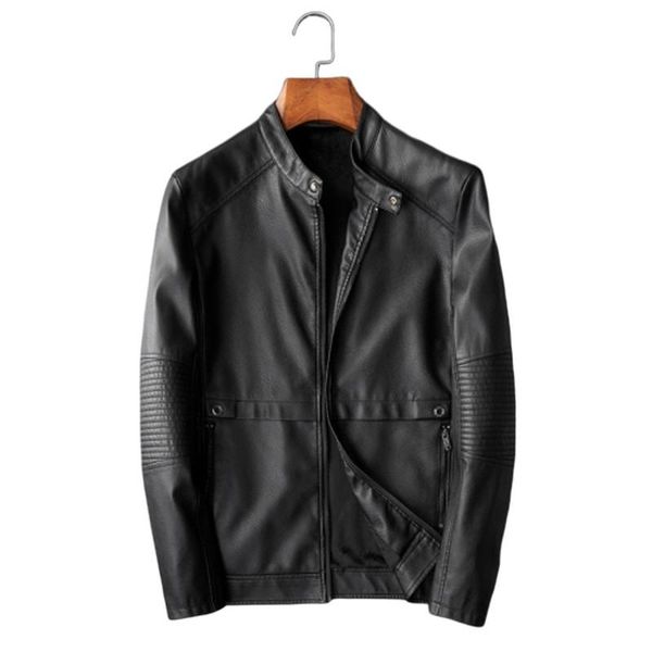men's fur & faux 2021 men leather jacket casual stand collar long sleeve motorcycle zipper, Black
men's fur & faux 2021 men leather jacket casual stand collar long sleeve motorcycle zipper, Black