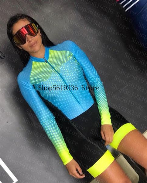 racing sets women's triathlon jumpsuit long sleeve cycling skinsuit tights maillot ropa ciclismo couple bodysuit women, Black;blue
racing sets women's triathlon jumpsuit long sleeve cycling skinsuit tights maillot ropa ciclismo couple bodysuit women, Black;blue