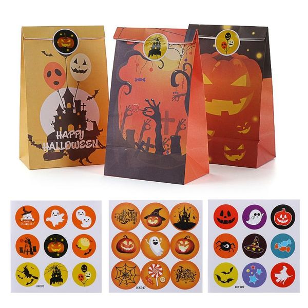 gift wrap 12pcs halloween paper bag with 18pcs stickers pumpkin ghost witch hat trick or treat favor candy container boxes
gift wrap 12pcs halloween paper bag with 18pcs stickers pumpkin ghost witch hat trick or treat favor candy container boxes