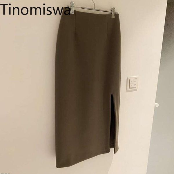 skirts tinomiswa fashion high waist women solid color split design elegant skirt female korean style faldas mujer 2021, Black
skirts tinomiswa fashion high waist women solid color split design elegant skirt female korean style faldas mujer 2021, Black