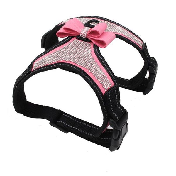 shiny rhinestone pet chest strap high reflective bow tie dog back harness supplies collars & leashes
shiny rhinestone pet chest strap high reflective bow tie dog back harness supplies collars & leashes