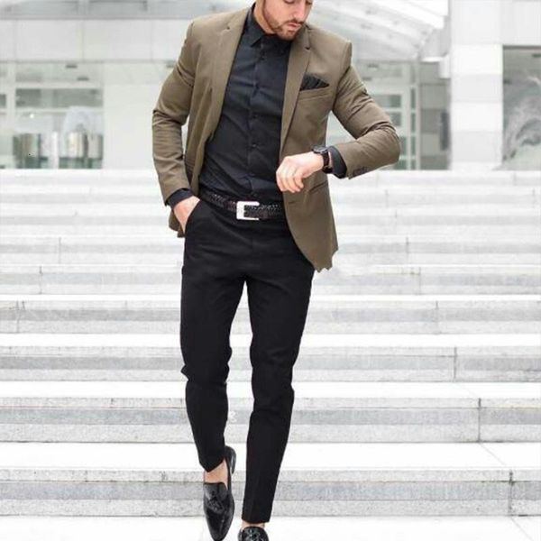 men's suits & blazers custom men brown khaki notched lapel casual wedding blazer bridegroom made slim fit formal tuxedos man prom 2piec, White;black
men's suits & blazers custom men brown khaki notched lapel casual wedding blazer bridegroom made slim fit formal tuxedos man prom 2piec, White;black