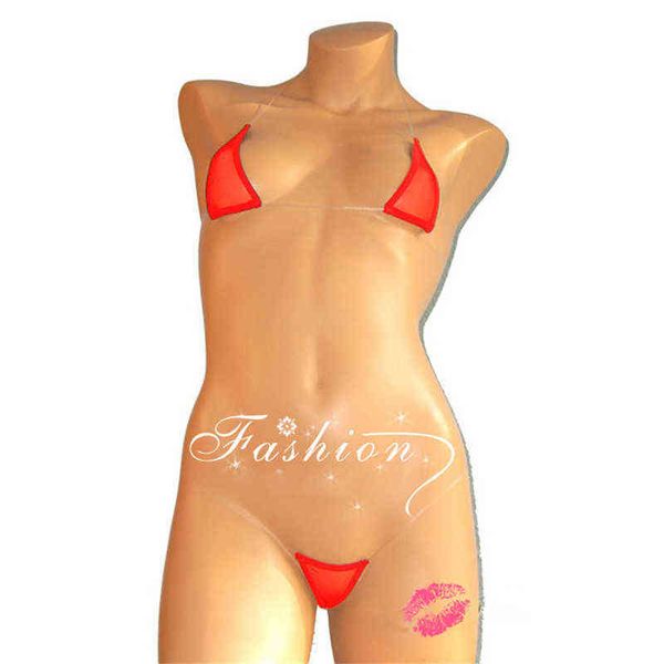 nxy setwomen mini micro bikini set extreme transparent triangle bathingsuit beach and bottom g-string thong lingerie underwear 1128, Red;black
nxy setwomen mini micro bikini set extreme transparent triangle bathingsuit beach and bottom g-string thong lingerie underwear 1128, Red;black