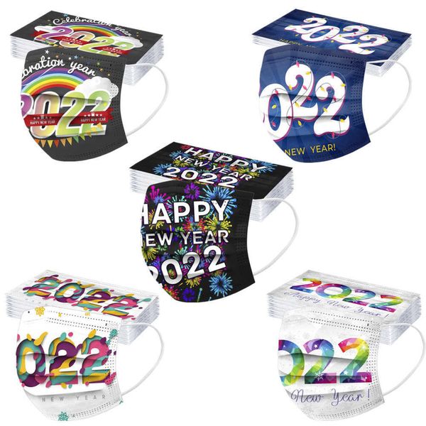 2022 year seri positioning disposable printed mask face