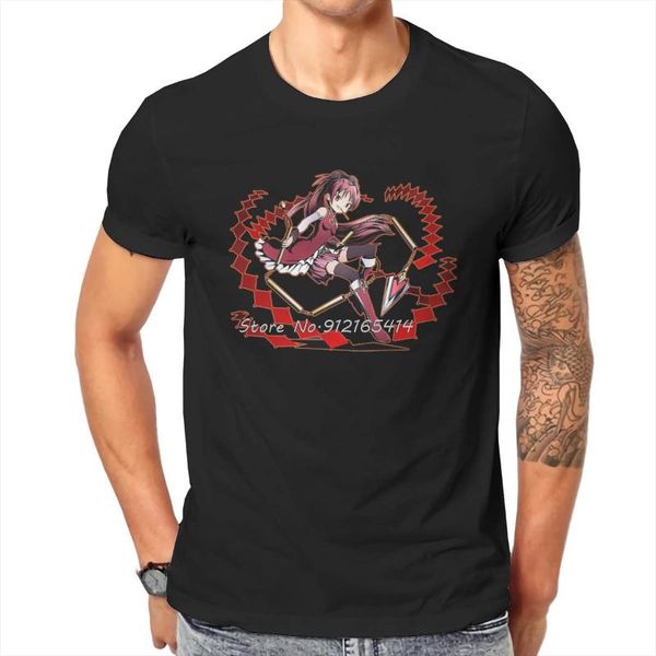 men's t-shirts puella magi madoka magica japanese anime kyoko tshirt classic gothic clothing loose cotton o-neck t shirt, White;black
men's t-shirts puella magi madoka magica japanese anime kyoko tshirt classic gothic clothing loose cotton o-neck t shirt, White;black