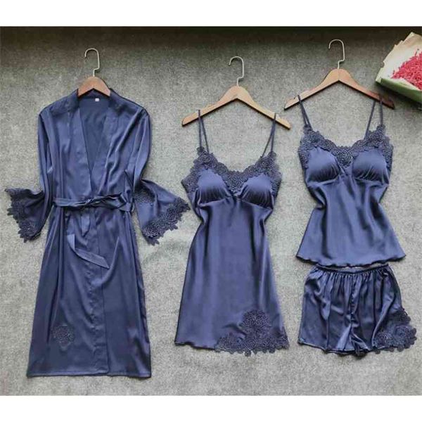 women pajamas sets satin sleepwear silk nightwear pajamas spaghetti strap sleep lounge pajamas with chest pads 028 210330, Black;red
women pajamas sets satin sleepwear silk nightwear pajamas spaghetti strap sleep lounge pajamas with chest pads 028 210330, Black;red