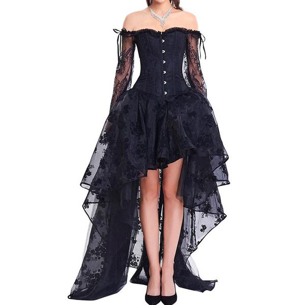 bustiers & corsets black skirts set steampunk corset dress bustier gothic corselet women lace off shoulder floral party, Black;white
bustiers & corsets black skirts set steampunk corset dress bustier gothic corselet women lace off shoulder floral party, Black;white