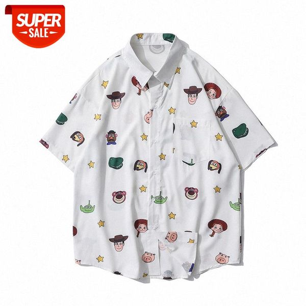 anime full print short-sleeved shirt male street hip-hop loose bf casual weiyi style couple #o87x, White;black
anime full print short-sleeved shirt male street hip-hop loose bf casual weiyi style couple #o87x, White;black