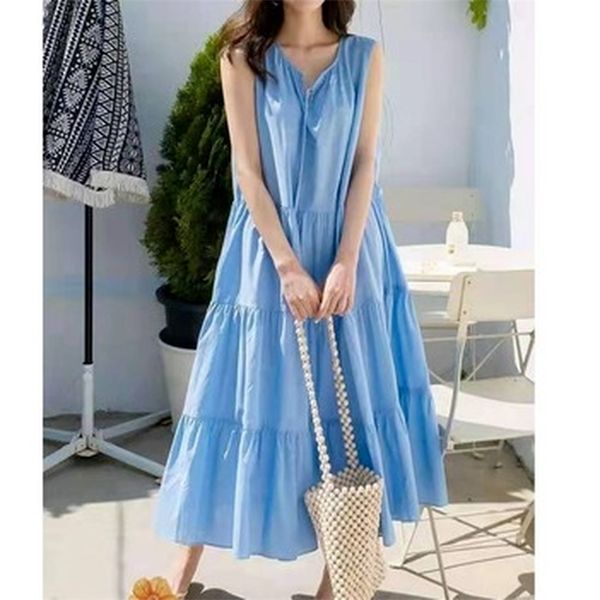 summer dress korean cotton fold v-neck sleeveless women solid casual fashion office lady loose long es vestidos 13950 210421, Black;gray
summer dress korean cotton fold v-neck sleeveless women solid casual fashion office lady loose long es vestidos 13950 210421, Black;gray