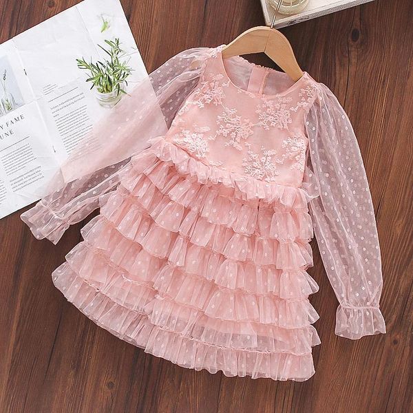 girl's dresses arrivals in autumn girls' lace princess party dress cake fluffy pink embroidered gauze, Red;yellow
girl's dresses arrivals in autumn girls' lace princess party dress cake fluffy pink embroidered gauze, Red;yellow